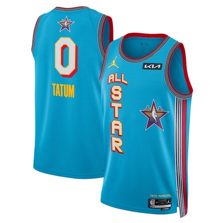 Unisex #0 Jayson Tatum Light Blue 2025 NBA All-Star Game Swingman Player Jersey